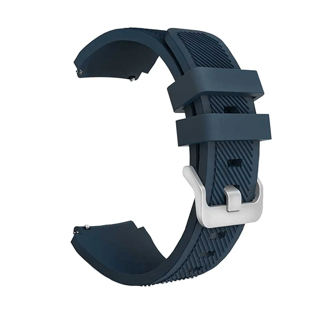 22mm universal Smartwatch Silicone Strap Army Green-Plain