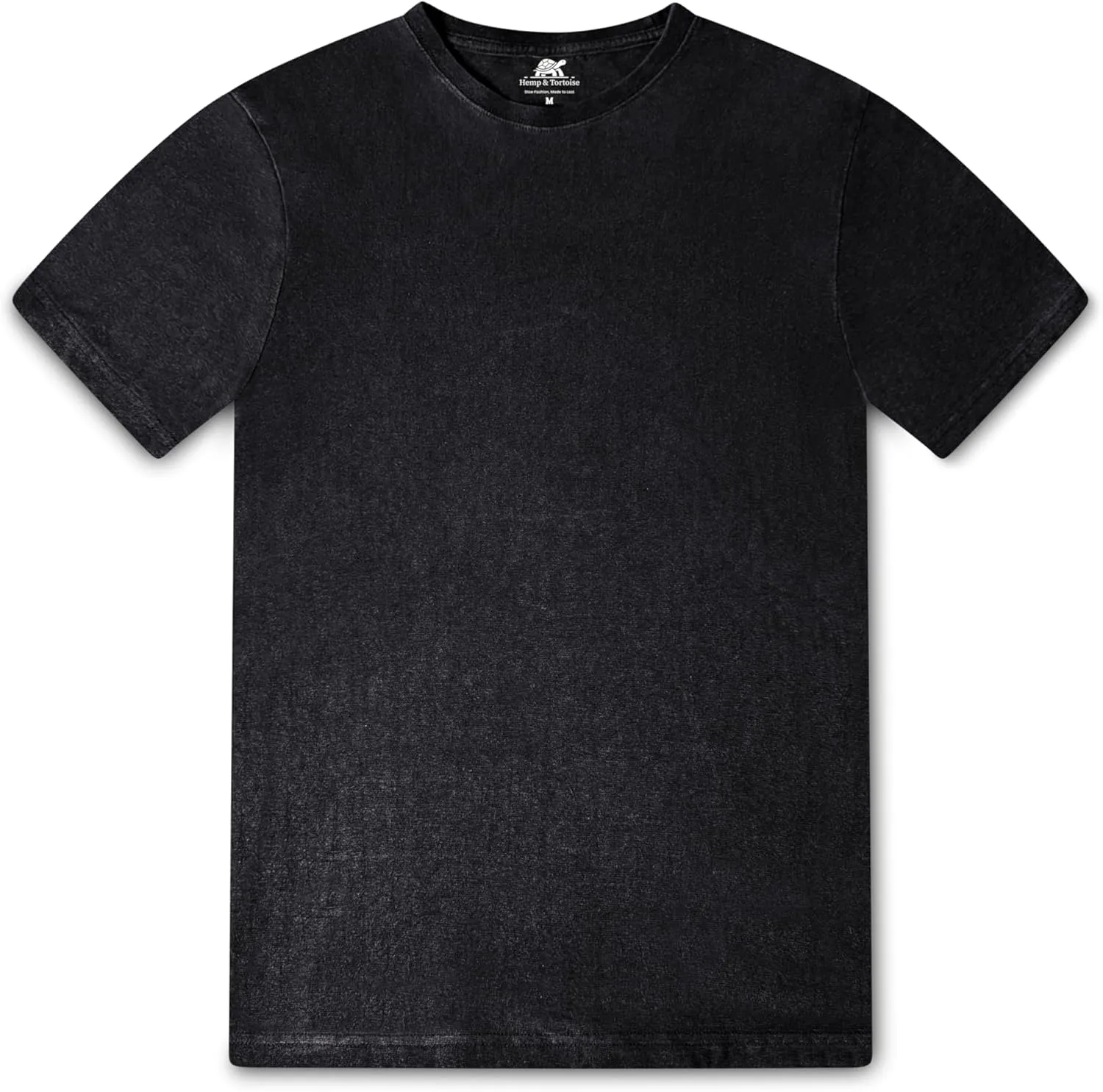 Hemp & Tortoise Men's Hemp T-Shirt  Soft, Durable & Eco-Friendly  55% Hemp, 45% Organic Cotton  Breathable & Long-Lasting