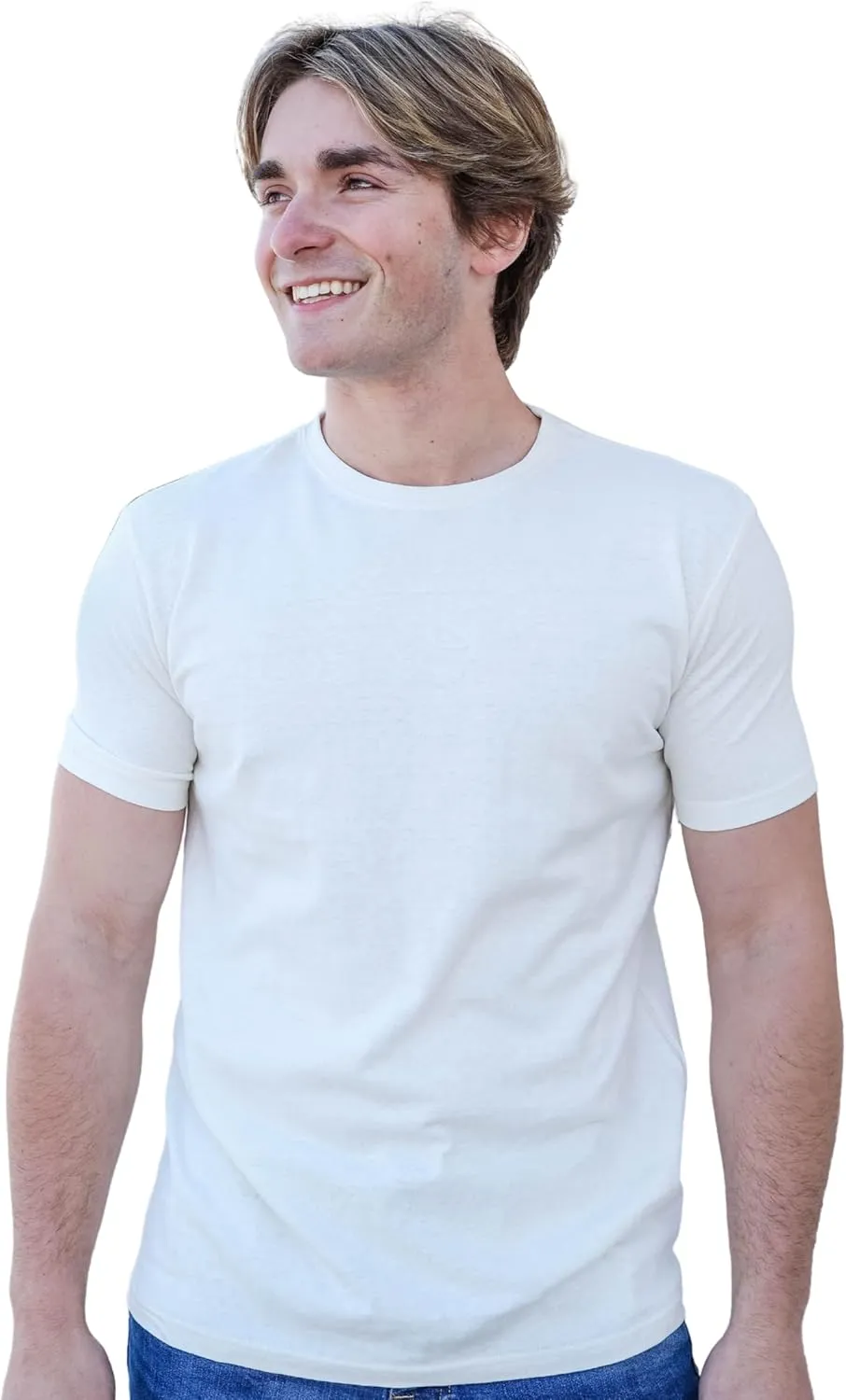 Hemp & Tortoise Men's Hemp T-Shirt  Soft, Durable & Eco-Friendly  55% Hemp, 45% Organic Cotton  Breathable & Long-Lasting