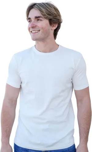 Hemp & Tortoise Men's Hemp T-Shirt  Soft, Durable & Eco-Friendly  55% Hemp, 45% Organic Cotton  Breathable & Long-Lasting