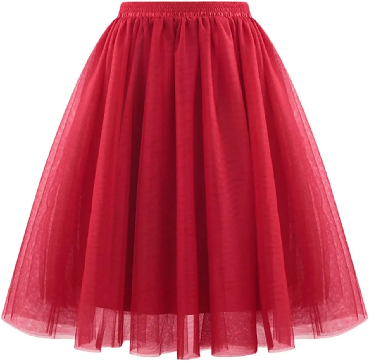 Linen Flared Maxi Skirt with Side Slit - Elastic Waist Drawstring Long Flowy Ankle-Length Skirt Casual Boho Skirts