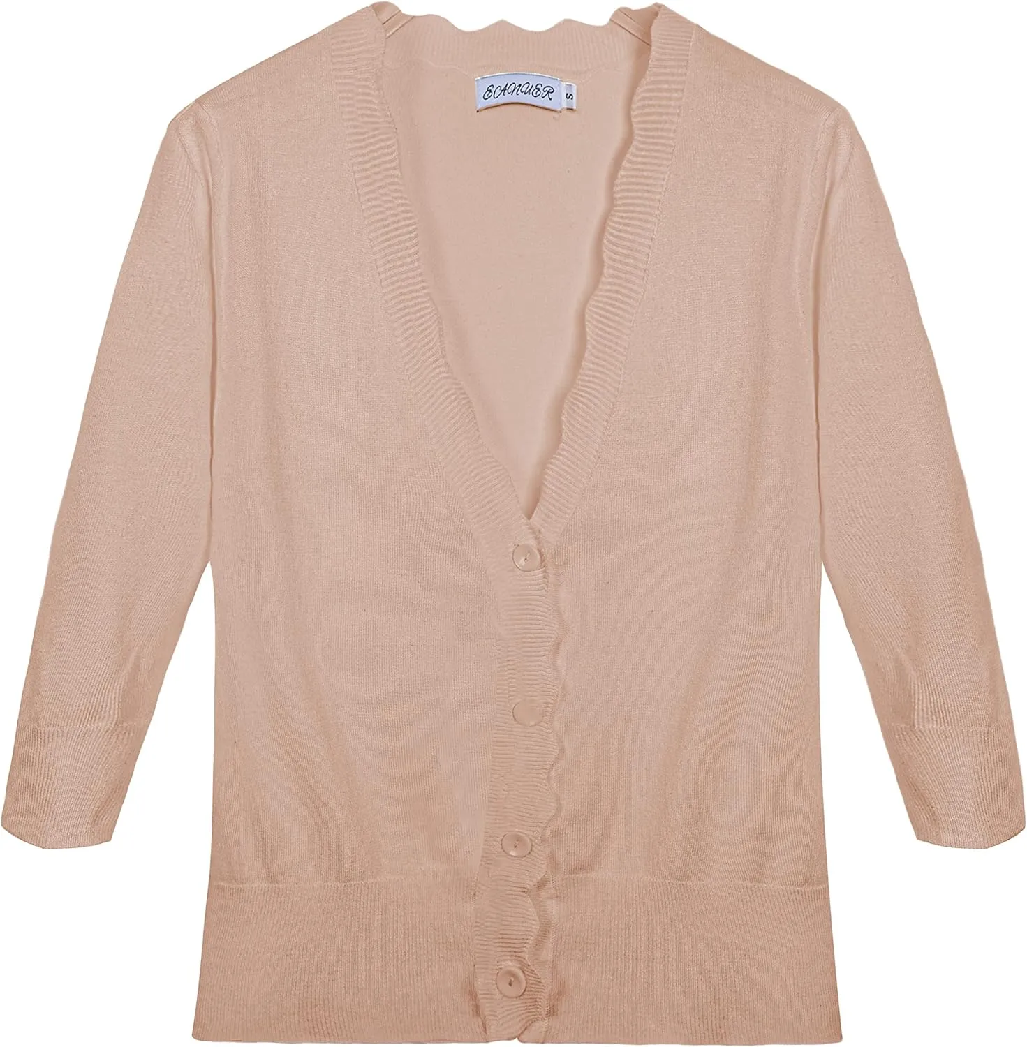 Women's Short Sleeve Cropped Cardigan Button Down Sweater Lightweight Knit Shrugs