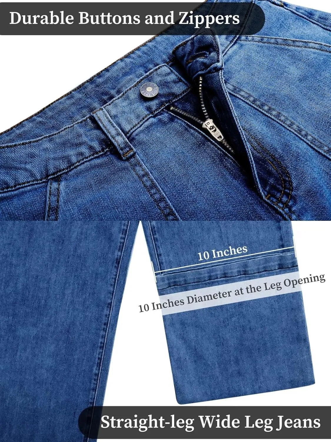 Womens Wide Leg Jeans High Waisted Carpenter Cargo Jeans Casual 90s Y2K Flap Pocket Straight Leg Jeans for Women